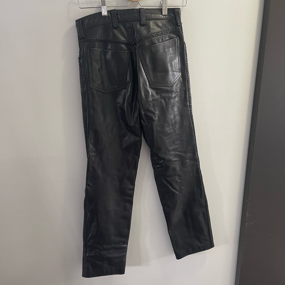 Vintage leather pants - Picture 4 of 6